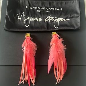 Mignonne Gavigan peach/pink earrings